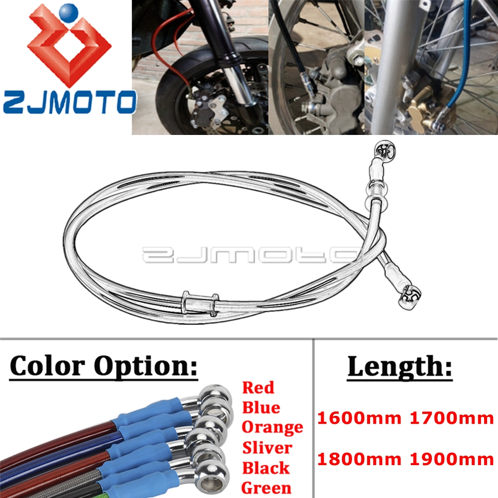 Braided Line - ยางถักความหนาแน่นสูง1600-1900มม. สายยางไฮดรอลิกสำหรับแข่งรถมอเตอร์ไซค์วิบากท่อ6สี