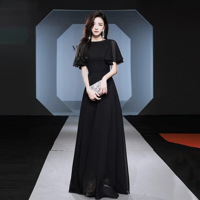 ชุดราตรีงานเลี้ยง 2026 ผ้าชีฟอ - Fly Line บทวิจารณ์และราคา