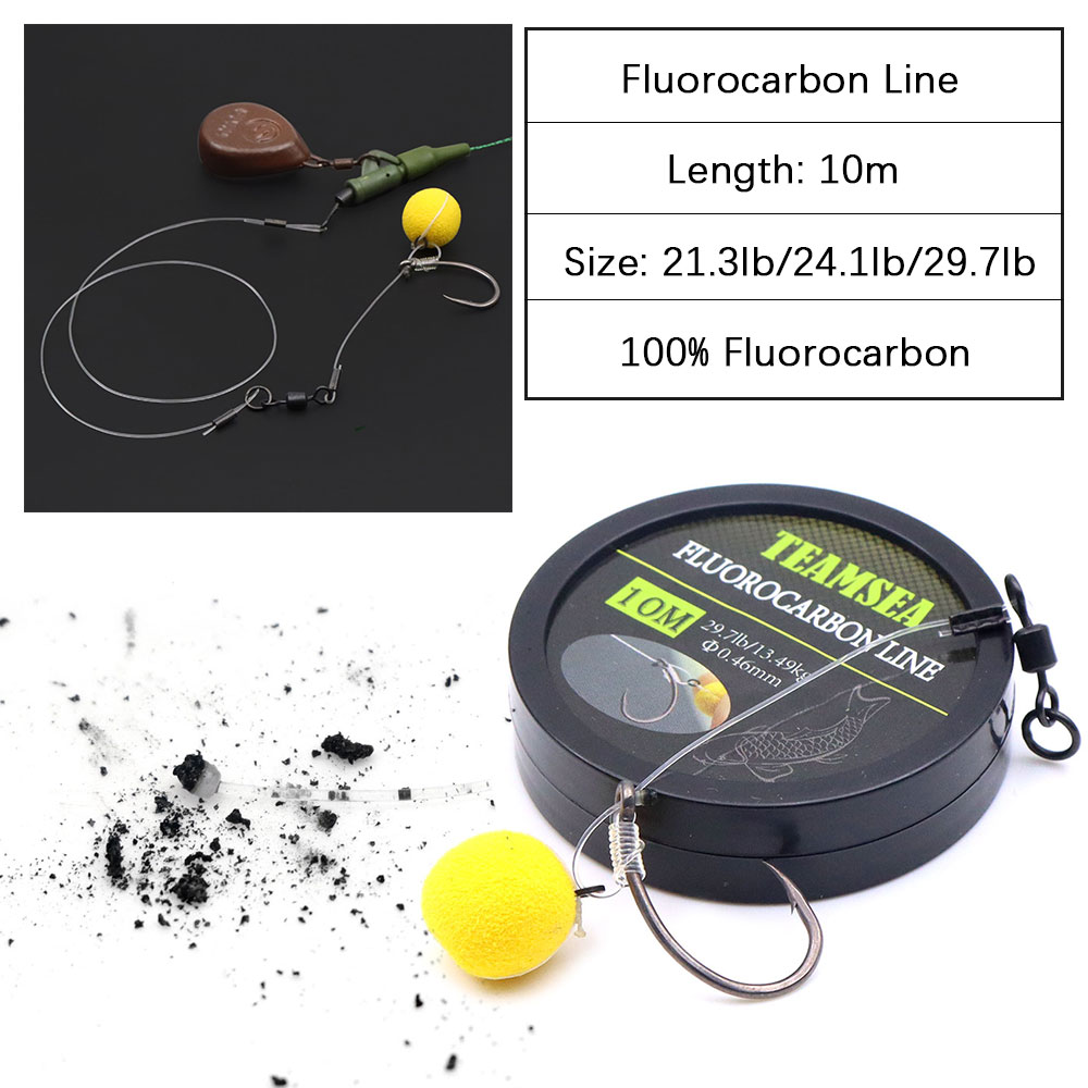สายตกปลาเคลือบฟลูออโรคาร์บอน 1 - Fluorocarbon Line บทวิจารณ์และราคา