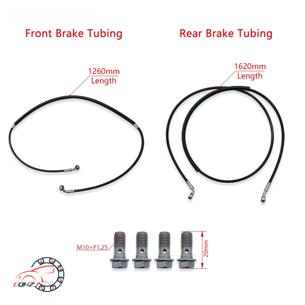 สายเบรกหน้า-หลังสำหรับมอเตอร์ไ - Braided Line บทวิจารณ์และราคา