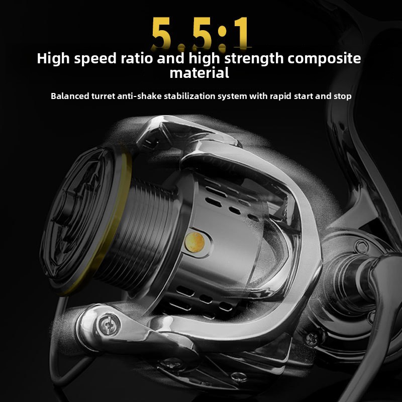 รอกตกปลาโลหะเต็มตัว 7+1 ลูกปืน - Ice Fishing Line บทวิจารณ์และราคา