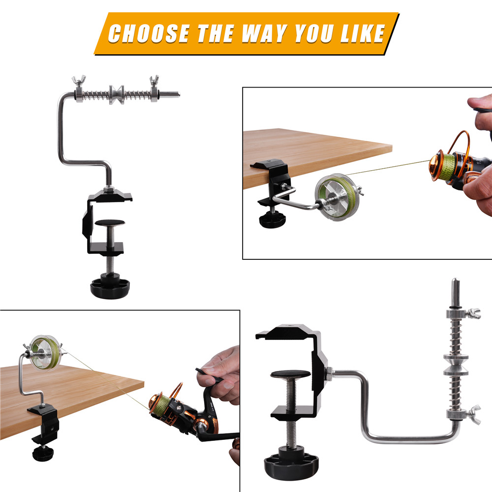 แบบพกพาสายตกปลา Winder พร้อม C - Fishing Line Spooler บทวิจารณ์และราคา